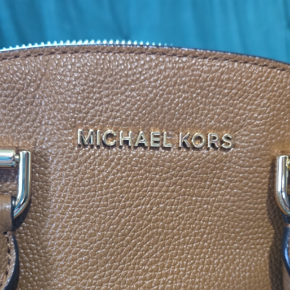 Michael Kors Brown Satchel with Gold Hardware - Picture 6 of 9